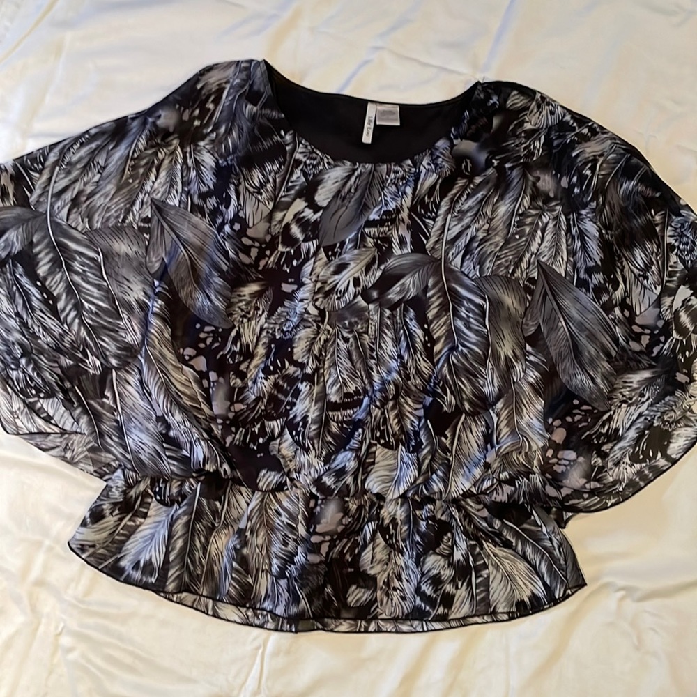 Lily Lou Elastic Waist Polyester Top